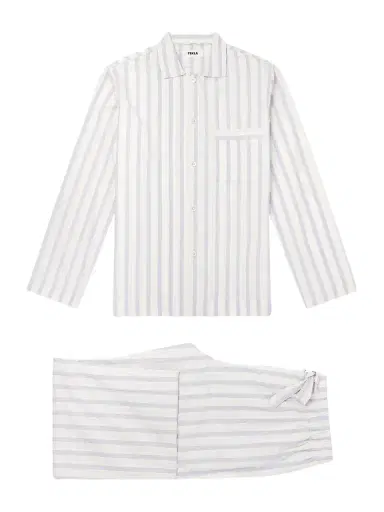 Tekla Striped Cotton-Poplin Pyjama Set - Men | Thumbnail 1