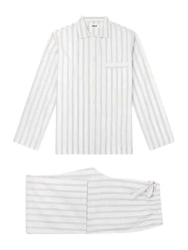 Tekla Striped Cotton-Poplin Pyjama Set - Men