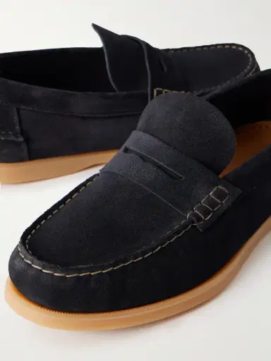 MR P. Leo Suede Penny Loafers - Men | Thumbnail 5 MR P. Leo Suede Penny Loafers - Men | Thumbnail 5