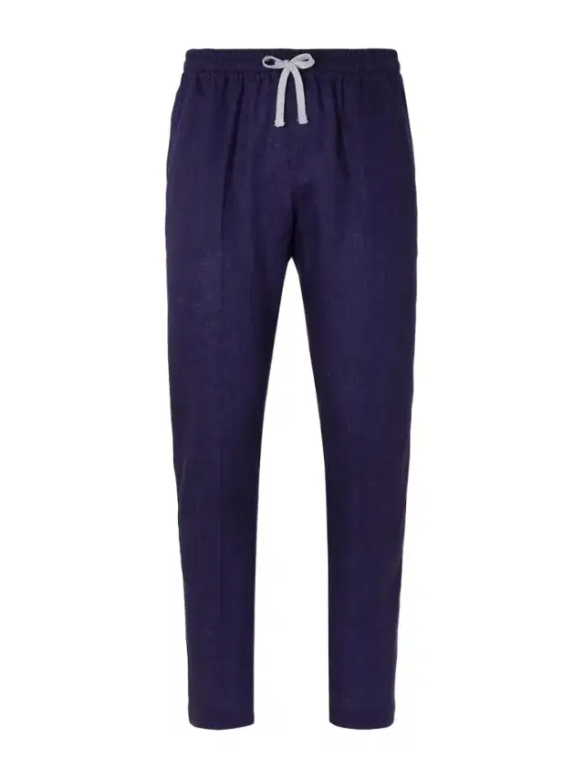 Bonifacio Straight-Leg Linen Drawstring Trousers - Men