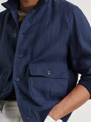 Valstar ino Linen Bomber Jacket - Men | Thumbnail 5 Valstar ino Linen Bomber Jacket - Men | Thumbnail 5