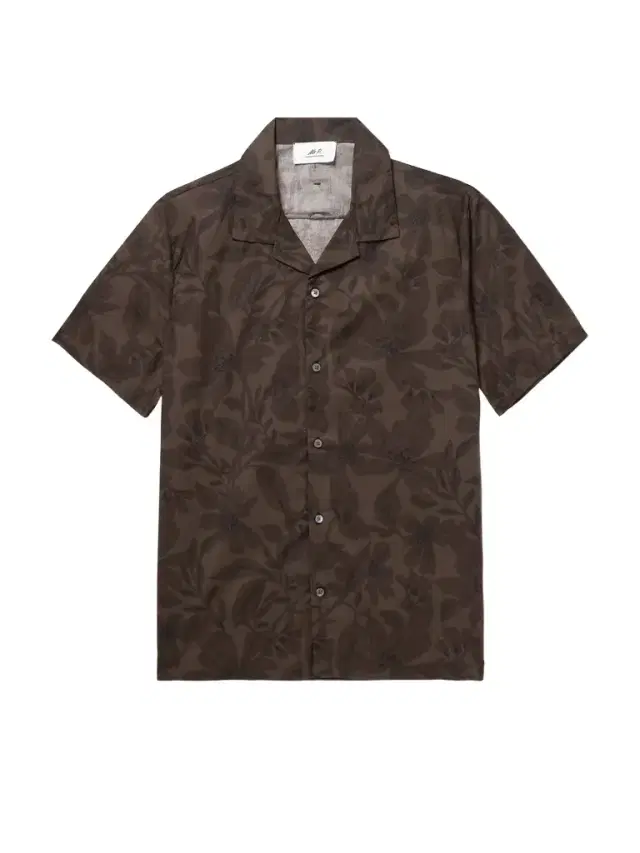 MR P. Camp-Collar Floral-Print Cotton Shirt - Men