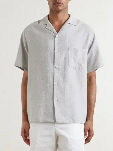 Portuguese Flannel Jones Camp-Collar Cotton Shirt - Men | Thumbnail 3 Portuguese Flannel Jones Camp-Collar Cotton Shirt - Men | Thumbnail 3