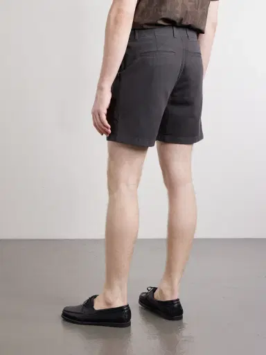 MR P. Wide-Leg Pleated Cotton-Canvas Shorts - Men | Thumbnail 4 MR P. Wide-Leg Pleated Cotton-Canvas Shorts - Men | Thumbnail 4