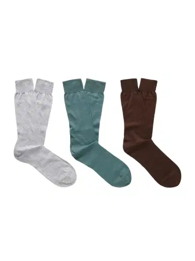 MR P. Three-Pack Organic Cotton Socks - Men | Thumbnail 1 MR P. Three-Pack Organic Cotton Socks - Men | Thumbnail 1
