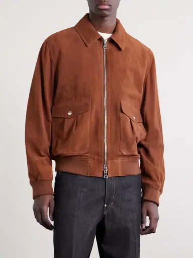 MR P. Suede Blouson Jacket - Men | Thumbnail 3 MR P. Suede Blouson Jacket - Men | Thumbnail 3