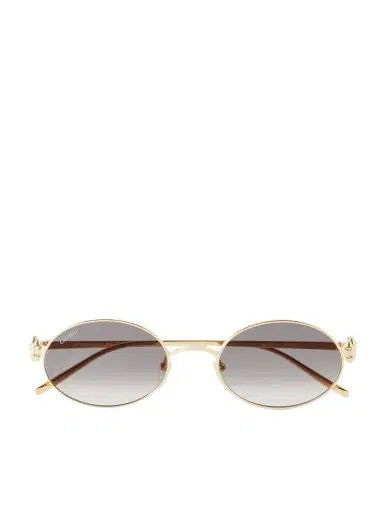 Cartier Eyewear Rounded-Frame Metal Sunglasses - Men | Thumbnail 1 Cartier Eyewear Rounded-Frame Metal Sunglasses - Men | Thumbnail 1