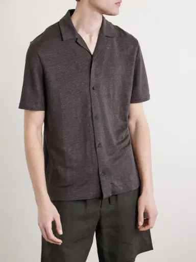 MR P. Camp-Collar Linen Shirt - Men | Thumbnail 3 MR P. Camp-Collar Linen Shirt - Men | Thumbnail 3
