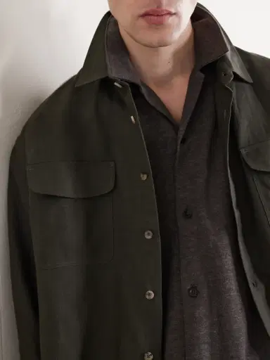 MR P. Camp-Collar Linen Shirt - Men | Thumbnail 5 MR P. Camp-Collar Linen Shirt - Men | Thumbnail 5