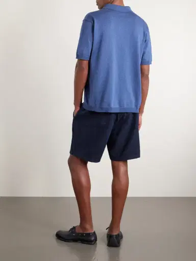 MR P. Straight-Leg Garment-Dyed Linen Drawstring Bermuda Shorts - Men | Thumbnail 4 MR P. Straight-Leg Garment-Dyed Linen Drawstring Bermuda Shorts - Men | Thumbnail 4