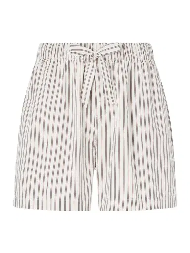 Tekla Straight-Leg Striped Organic Cotton-Poplin Shorts - Men | Thumbnail 1