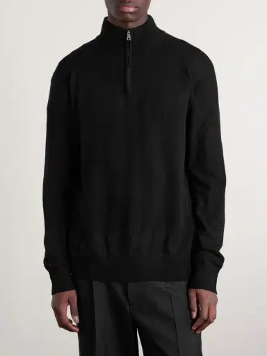 MR P. James Cashmere Half-Zip Sweater - Men | Thumbnail 3