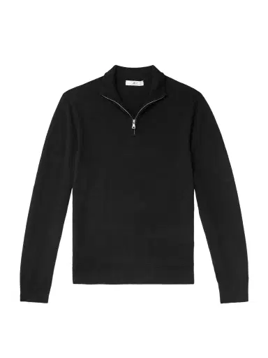 MR P. James Cashmere Half-Zip Sweater - Men | Thumbnail 1