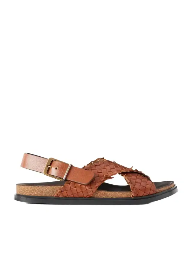 Buckled Leather Sandals