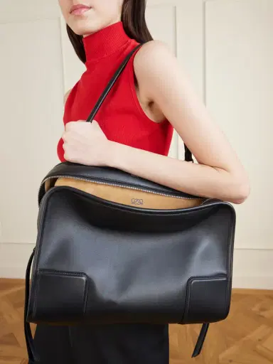 Loewe Amazona 180 Large Leather Shoulder Bag | Thumbnail 2