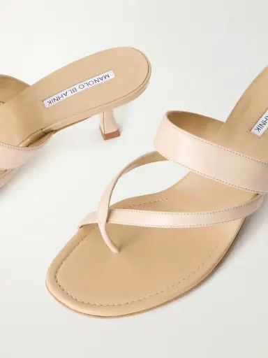 Manolo Blahnik Susa 50 Leather Sandals | Thumbnail 5