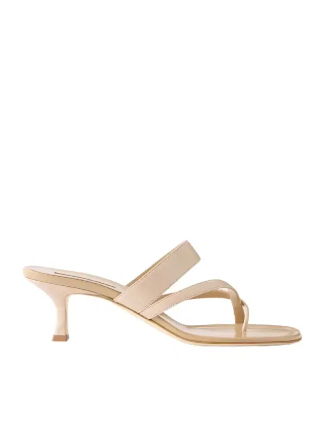 Manolo Blahnik Susa 50 Leather Sandals