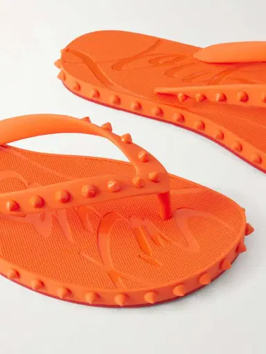 Christian Louboutin Super Loubi Studded Rubber Flip Flops | Thumbnail 5 Christian Louboutin Super Loubi Studded Rubber Flip Flops | Thumbnail 5