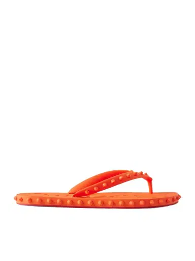 Christian Louboutin Super Loubi Studded Rubber Flip Flops | Thumbnail 1 Christian Louboutin Super Loubi Studded Rubber Flip Flops | Thumbnail 1