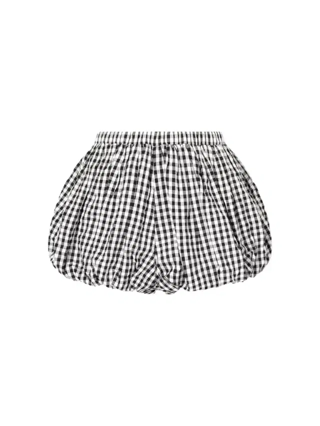 Briar Gathered Checked Cotton Shorts