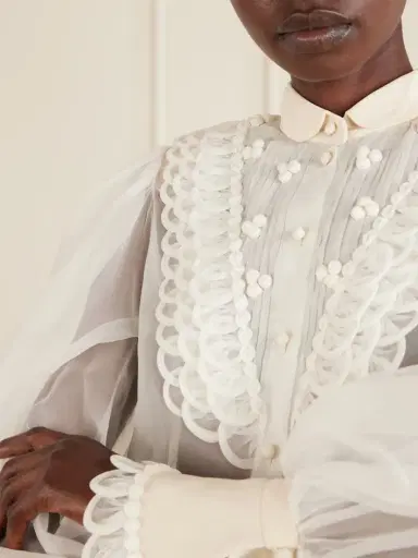 Valentino Garavani Silk-organza Blouse | Thumbnail 5 Valentino Garavani Silk-organza Blouse | Thumbnail 5
