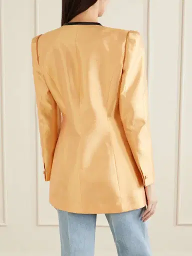 Valentino Garavani Bow-detailed Silk Shantung Jacket | Thumbnail 3 Valentino Garavani Bow-detailed Silk Shantung Jacket | Thumbnail 3
