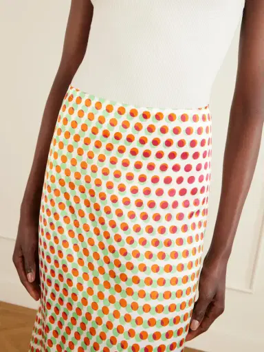 Dries Van Noten Susya Polka-dot Silk-satin Midi Skirt | Thumbnail 5 Dries Van Noten Susya Polka-dot Silk-satin Midi Skirt | Thumbnail 5