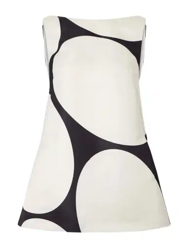 Dries Van Noten Polka-dot Duchesse-satin Mini Dress | Thumbnail 1 Dries Van Noten Polka-dot Duchesse-satin Mini Dress | Thumbnail 1