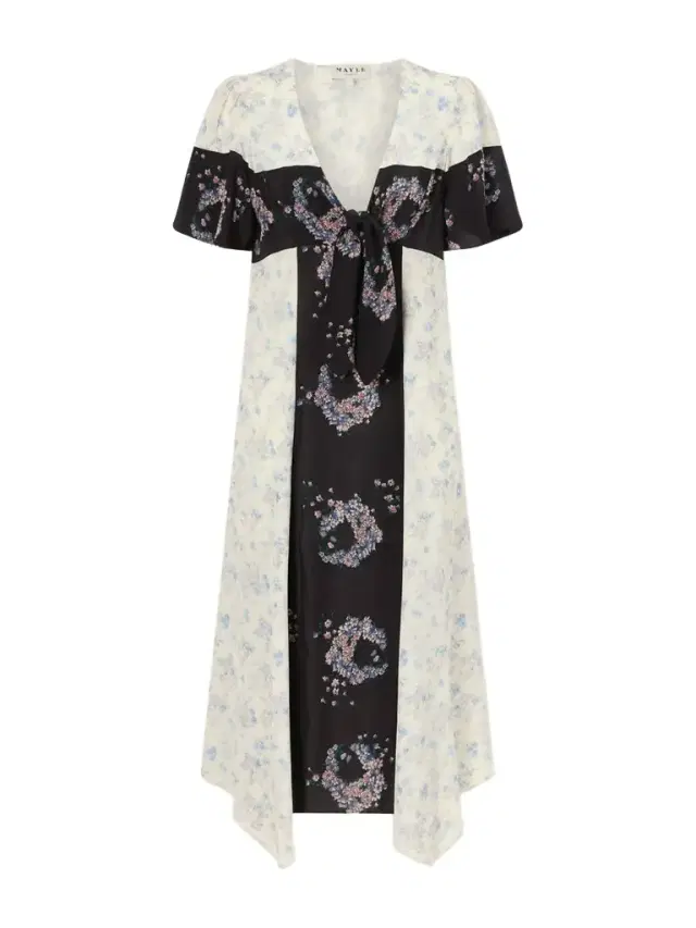 MAISON MAYLE Andalou Floral-print Silk Midi Dress