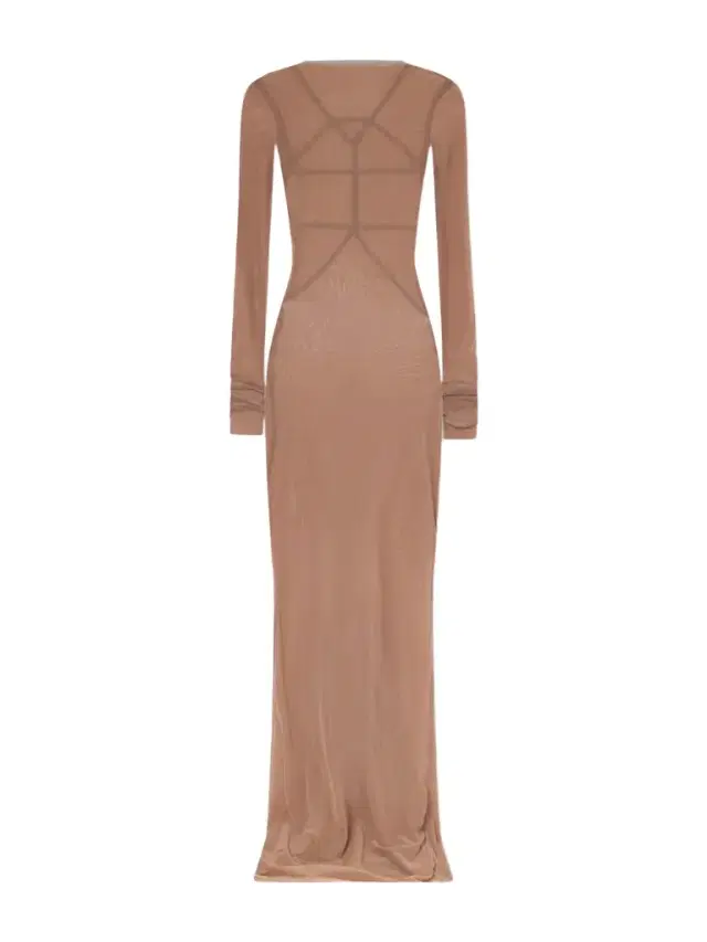 Temple Stretch-mesh Gown