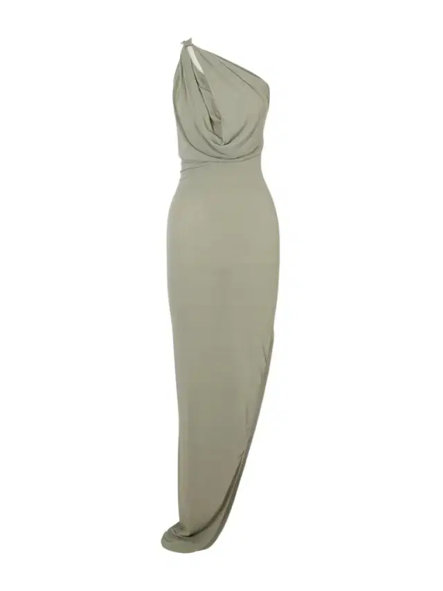 Aaliyah One-shoulder Jersey Gown