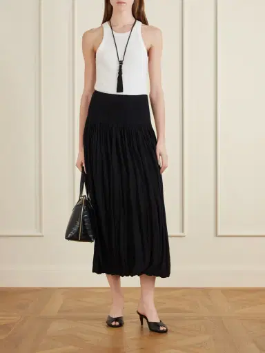 TOTEME Gathered Midi Skirt | Thumbnail 2 TOTEME Gathered Midi Skirt | Thumbnail 2