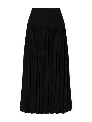 TOTEME Gathered Midi Skirt | Thumbnail 1 TOTEME Gathered Midi Skirt | Thumbnail 1