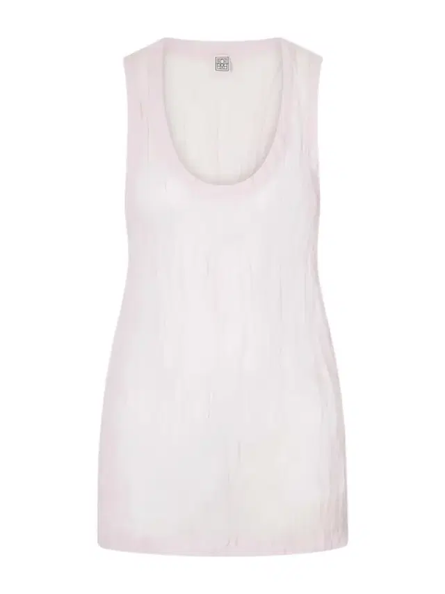TOTEME Crinkled Cotton-blend Gauze Tank
