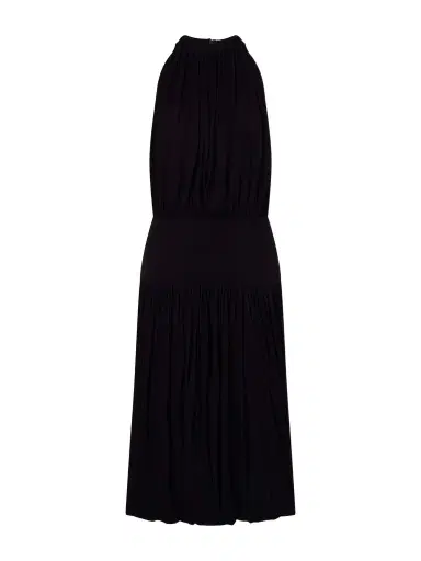 TOTEME Gathered Jersey Midi Dress | Thumbnail 1 TOTEME Gathered Jersey Midi Dress | Thumbnail 1