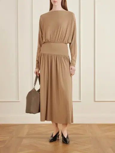 TOTEME Boatneck Jersey Maxi Dress | Thumbnail 2 TOTEME Boatneck Jersey Maxi Dress | Thumbnail 2