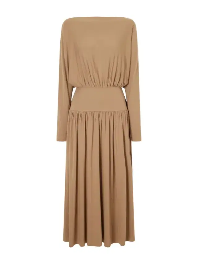 Boatneck Jersey Maxi Dress