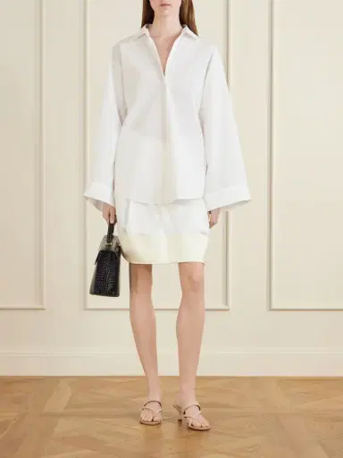 TOTEME Satin Mini Skirt | Thumbnail 2 TOTEME Satin Mini Skirt | Thumbnail 2