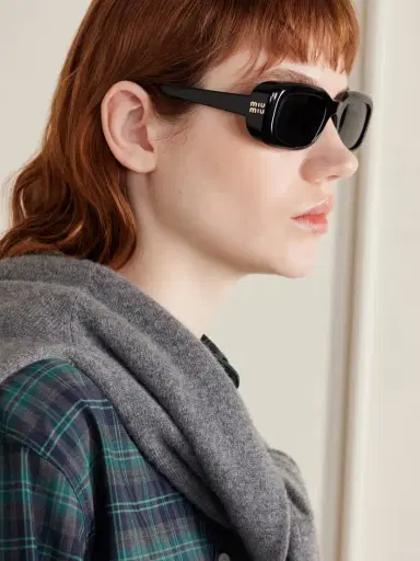 Miu Miu Eyewear Square-frame Acetate Sunglasses | Thumbnail 5