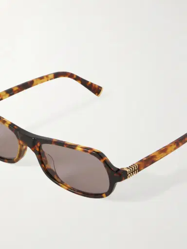 Miu Miu Eyewear Round-frame Acetate Sunglasses | Thumbnail 4