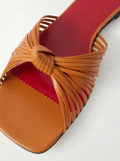 Valentino Garavani Annet Woven Leather Slides | Thumbnail 5 Valentino Garavani Annet Woven Leather Slides | Thumbnail 5