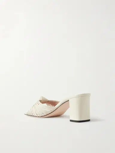 Valentino Garavani Annet 60 Woven Leather Mules | Thumbnail 3 Valentino Garavani Annet 60 Woven Leather Mules | Thumbnail 3