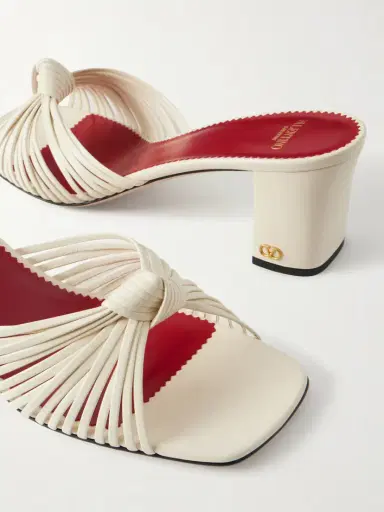 Valentino Garavani Annet 60 Woven Leather Mules | Thumbnail 5 Valentino Garavani Annet 60 Woven Leather Mules | Thumbnail 5