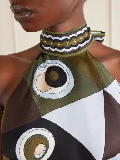PUCCI Printed Silk-twill Top | Thumbnail 5 PUCCI Printed Silk-twill Top | Thumbnail 5