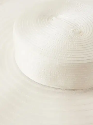 Gigi Burris Walton Boater Satin-trimmed Crinoline Sunhat | Thumbnail 3 Gigi Burris Walton Boater Satin-trimmed Crinoline Sunhat | Thumbnail 3