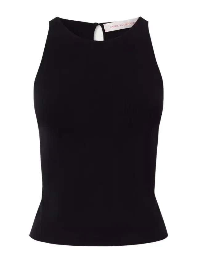 Cropped Ribbed-knit Jersey Tank
