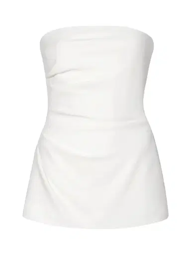 Proenza Schouler Damea Matte Double Crepe Strapless Top | Thumbnail 1