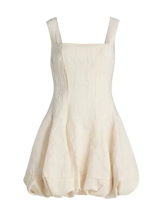 Women's Nattie Textured Bubble Minidress - White Multi