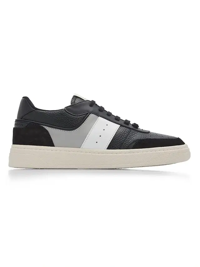 Men's Nitro Leather Low-Top Sneakers - Nero