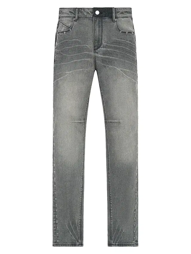 Men's Exodus Bryant Side Cross Skinny Jeans - Iron Haze Side Cross
